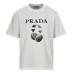 Prada Letter-Print T-Shirt