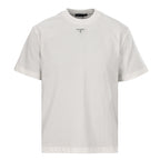Prada T-Shirt with Under-Collar Triangle Logo