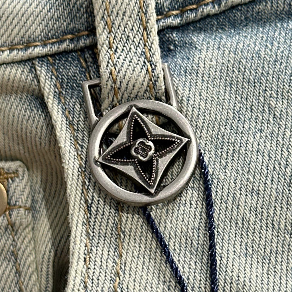 Louis Vuitton Logo-Embroidered Jeans