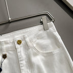 Louis Vuitton Logo-Embroidered Jeans