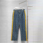 Louis Vuitton Logo-Embroidered Jeans