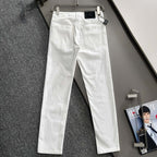 Louis Vuitton Logo-Embroidered Jeans