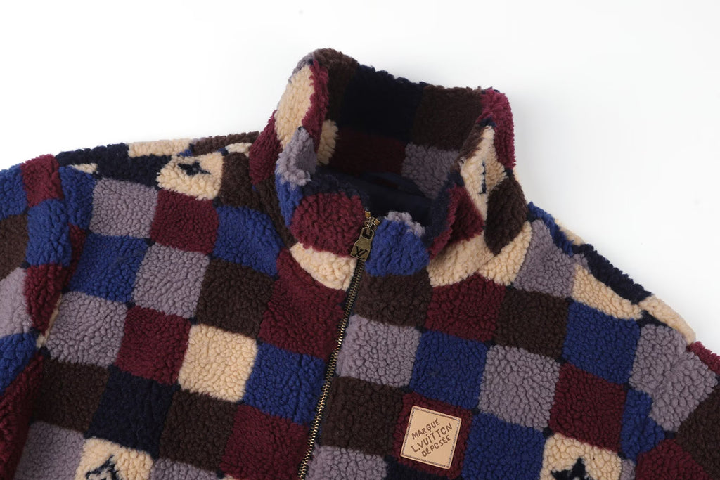 Louis Vuitton Damier Fleece Zip Jacket