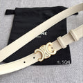 Authentic Celine Women‘s Leather Belt – Triomphe Buckle