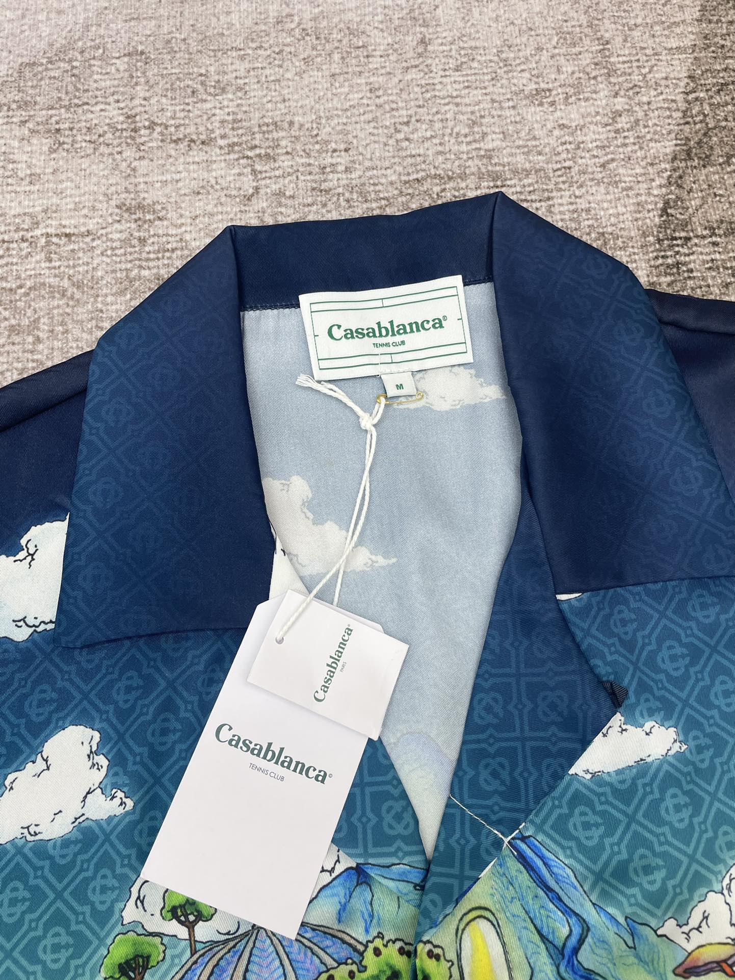 Men's CASABLANCA Long Sleeved Silk Shirt #3503