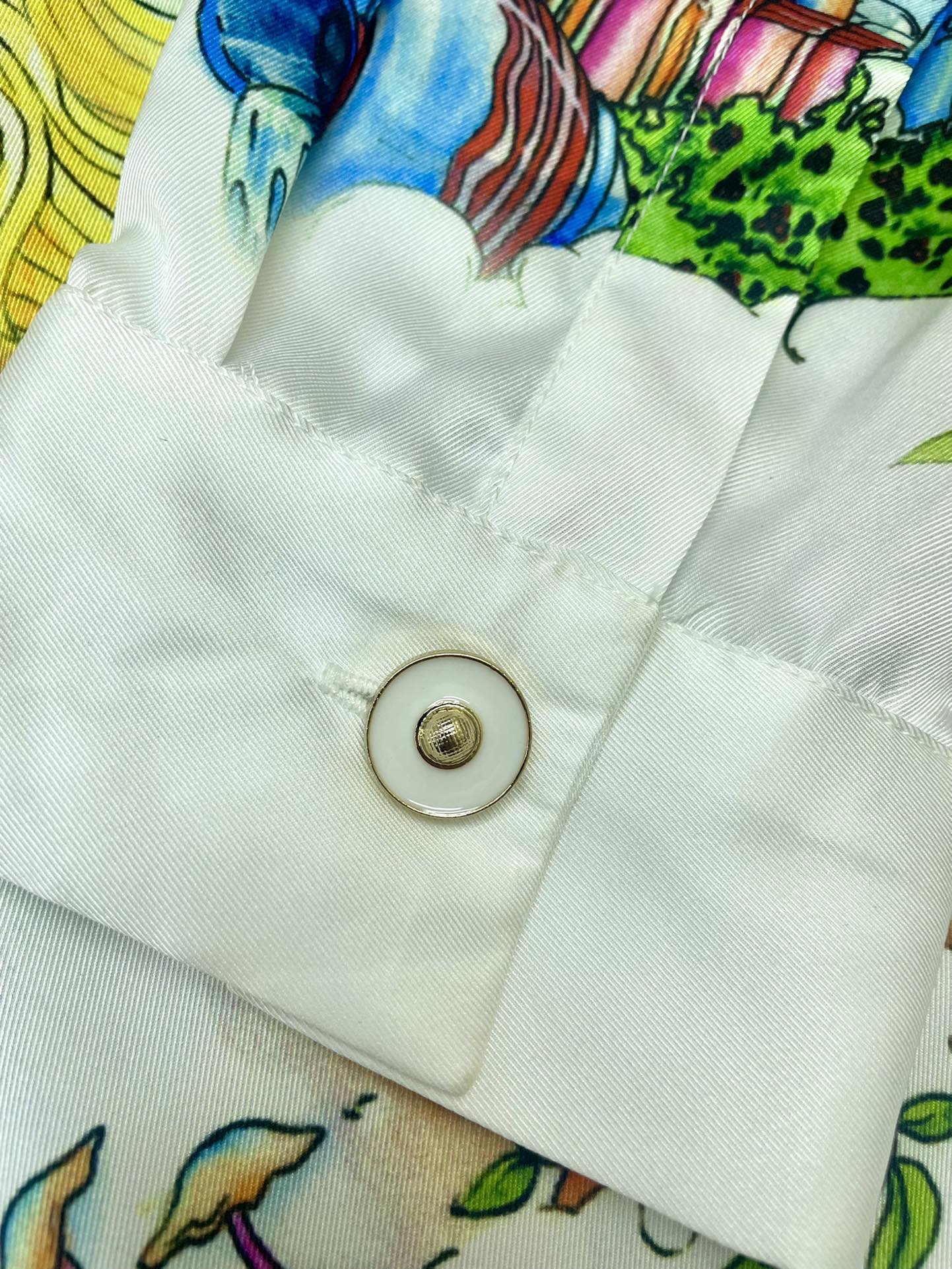 Men's CASABLANCA Long Sleeved Silk Shirt #3503