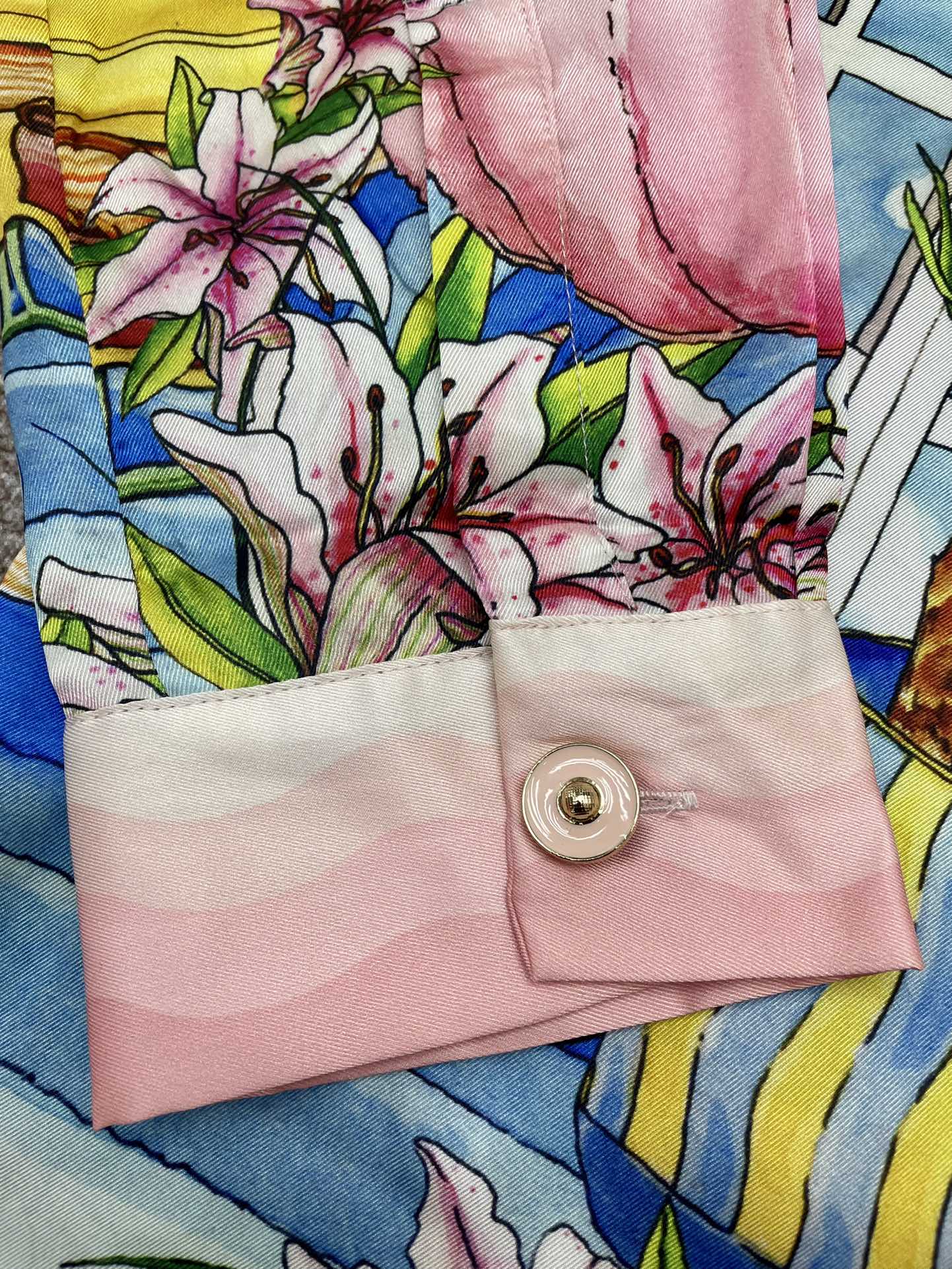 Men's CASABLANCA Long Sleeved Silk Shirt #3502