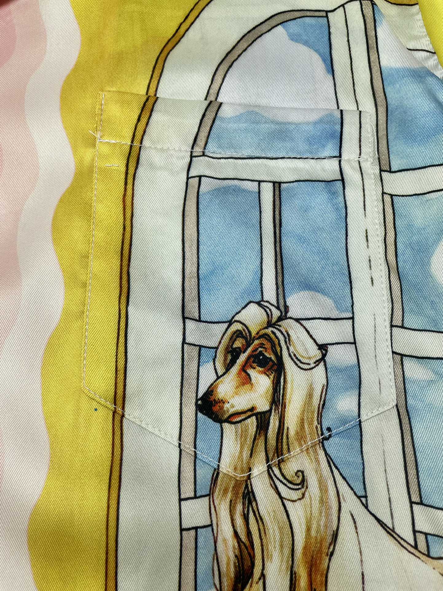 Men's CASABLANCA Long Sleeved Silk Shirt #3502