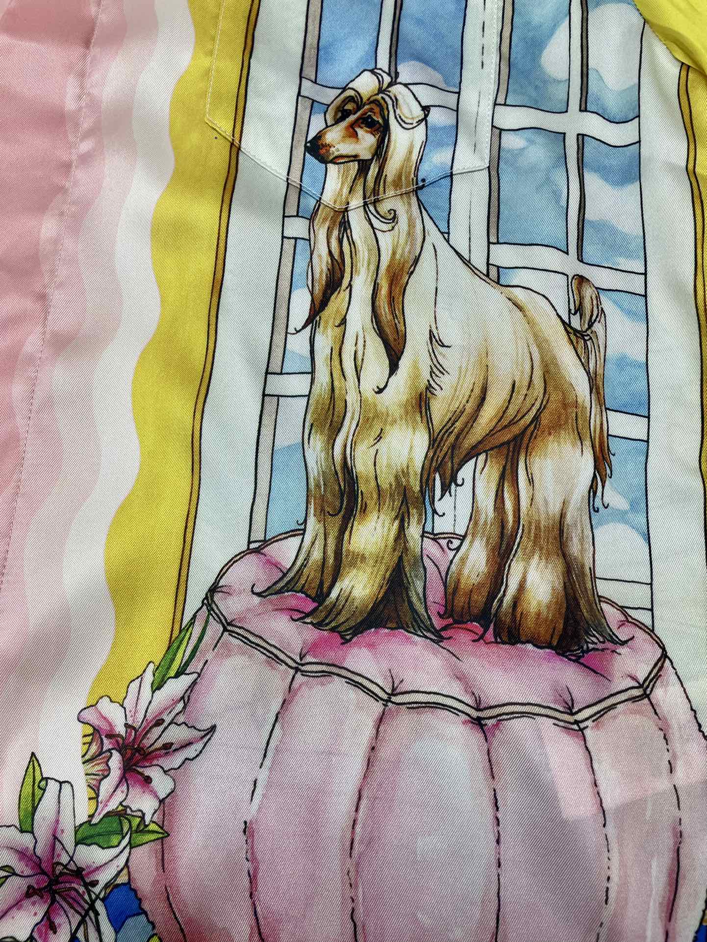 Men's CASABLANCA Long Sleeved Silk Shirt #3502