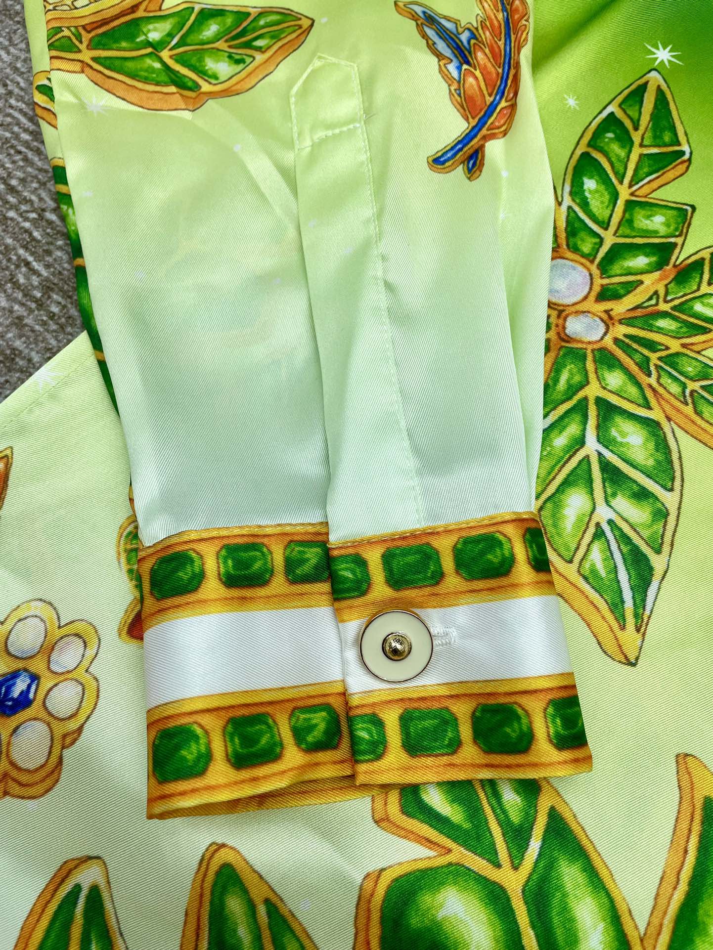 Men's CASABLANCA Long Sleeved Silk Shirt #3508