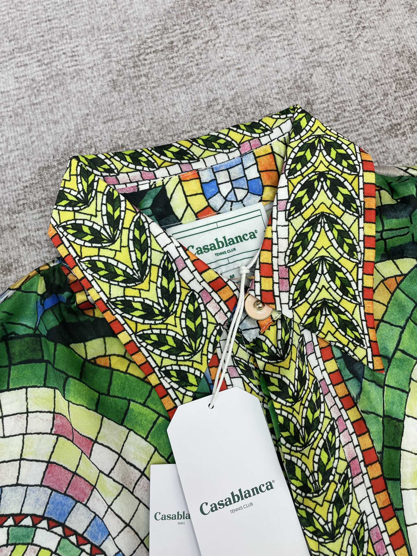 Men's CASABLANCA Long Sleeved Silk Shirt #3497