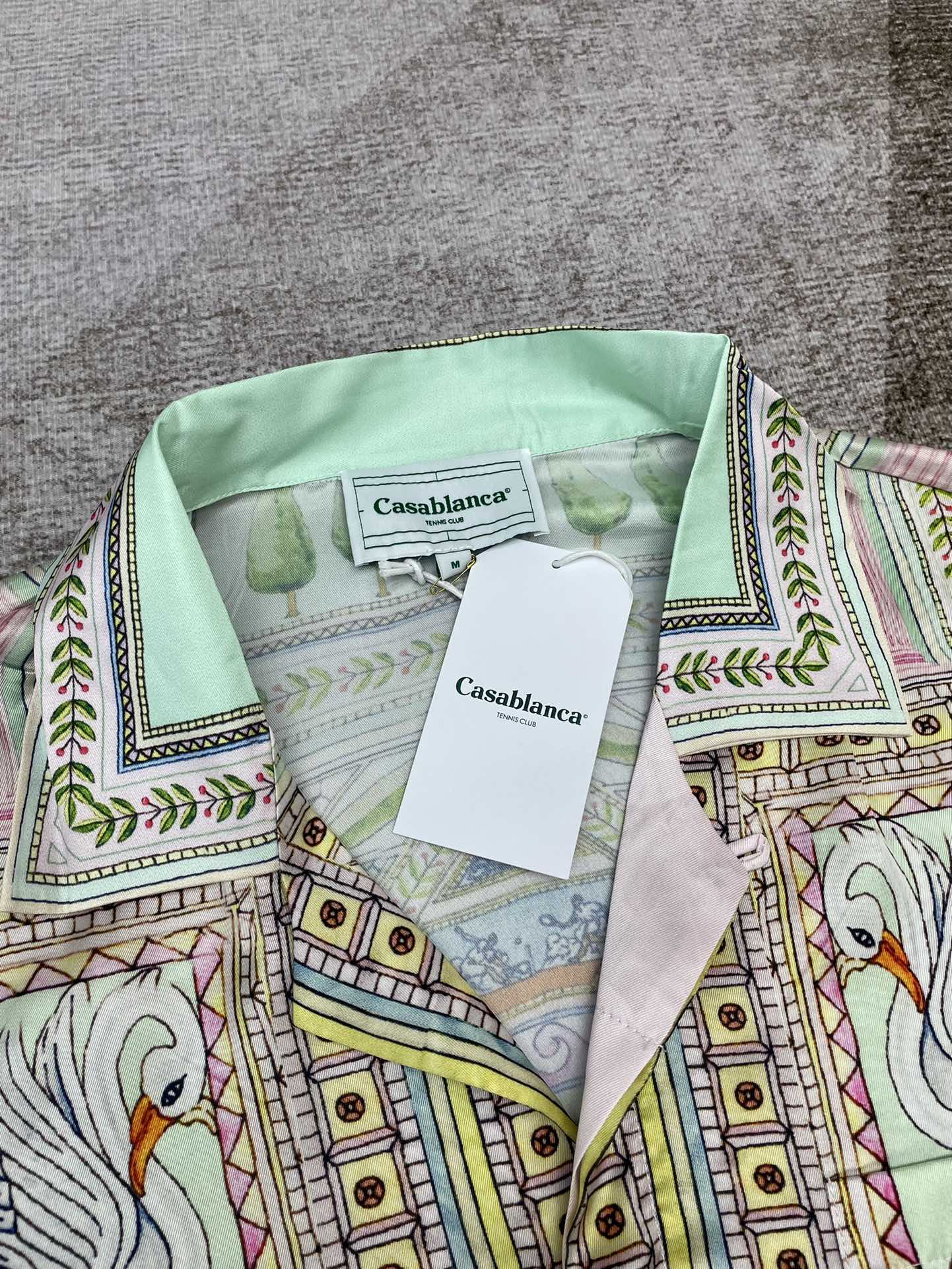 Men's CASABLANCA Long Sleeved Silk Shirt #3498