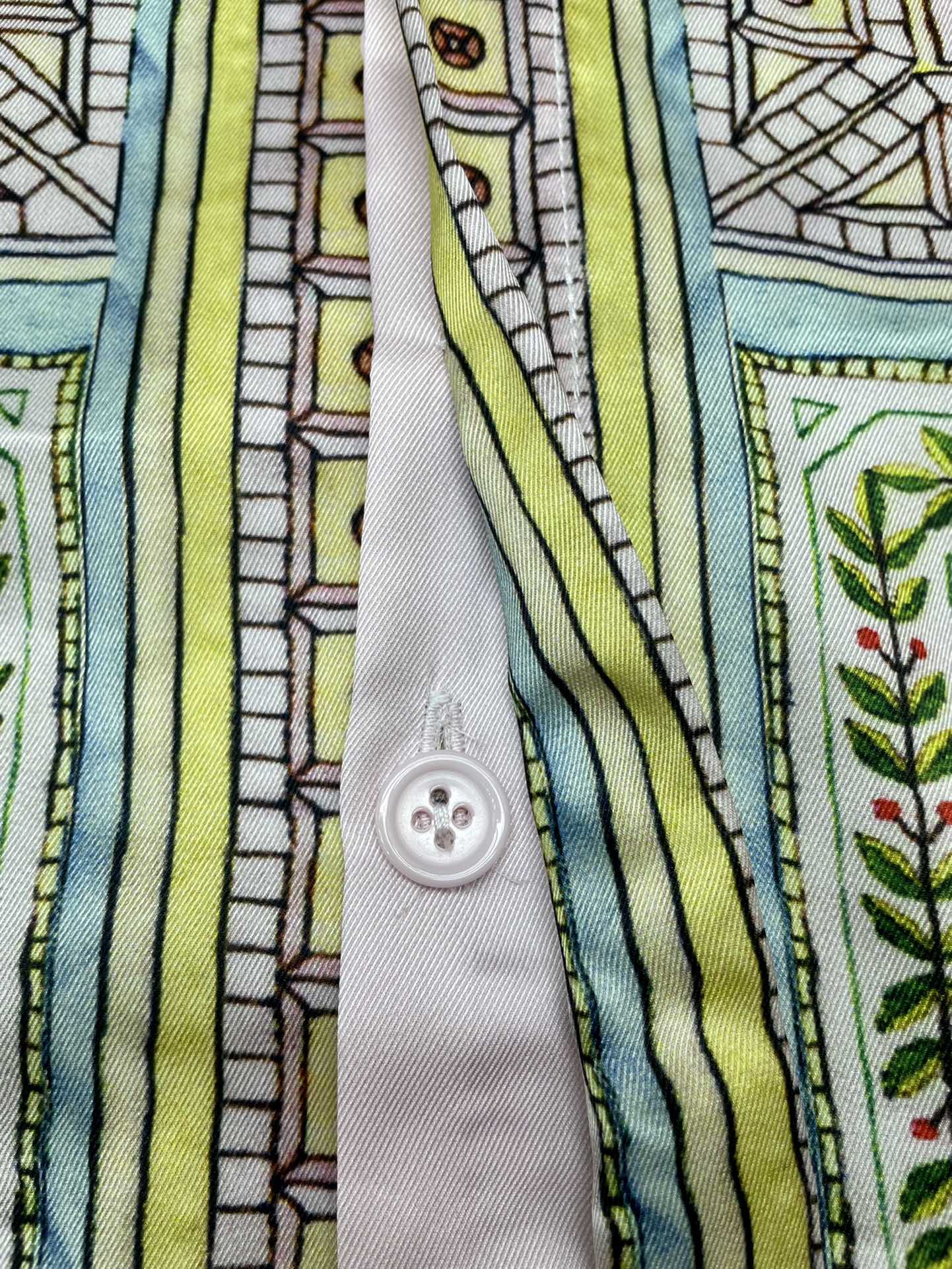 Men's CASABLANCA Long Sleeved Silk Shirt #3498