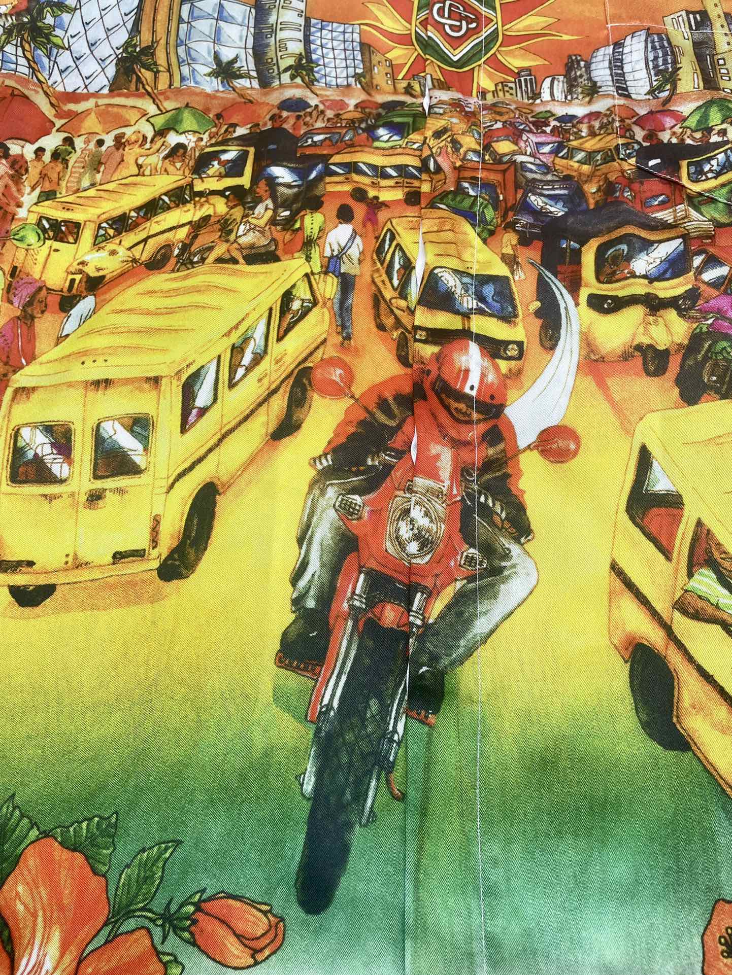 Men's CASABLANCA Long Sleeved Silk Shirt #3473