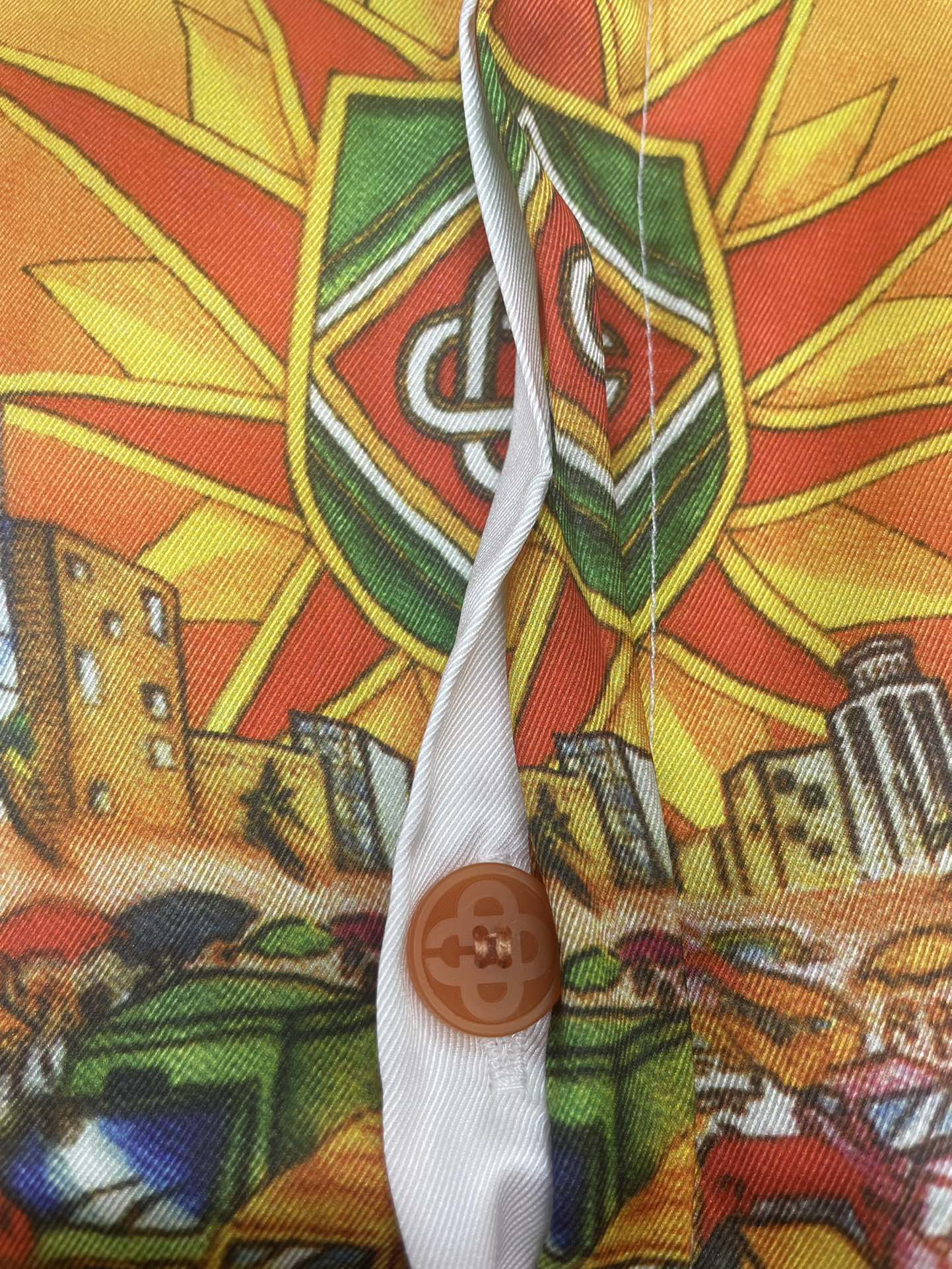 Men's CASABLANCA Long Sleeved Silk Shirt #3473