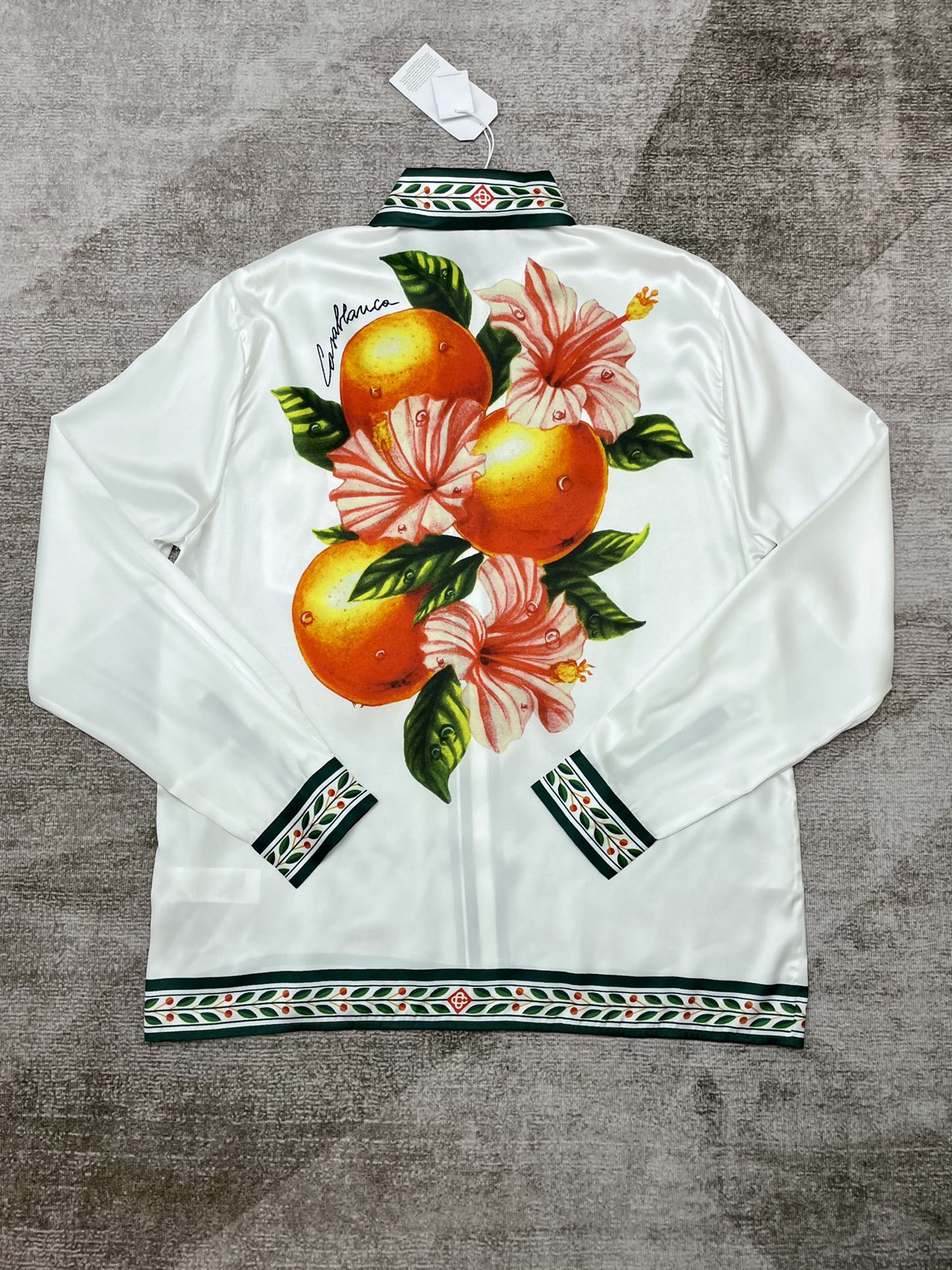 Men's CASABLANCA Long Sleeved Silk Shirt #3461