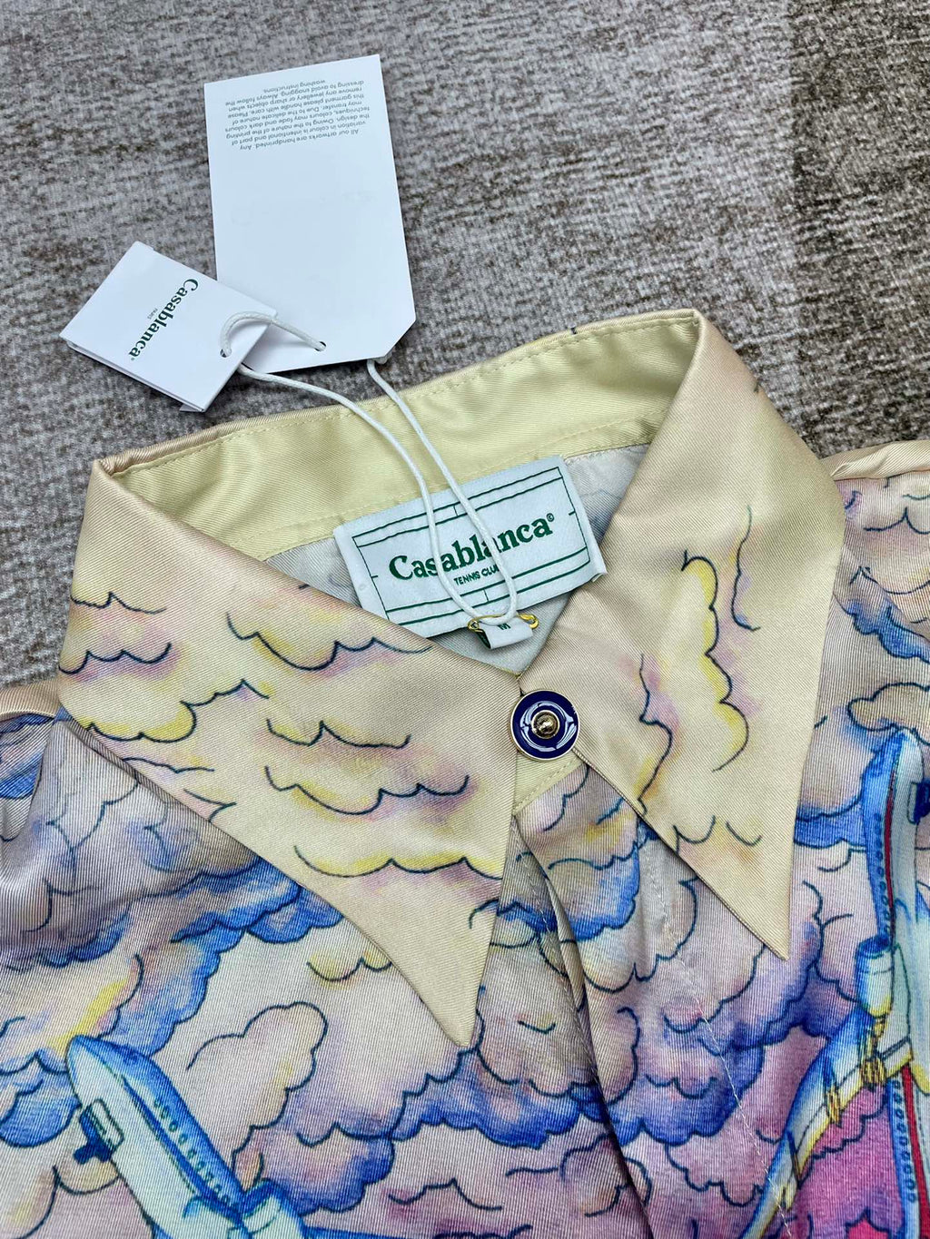 Men's CASABLANCA Long Sleeved Silk Shirt #3464