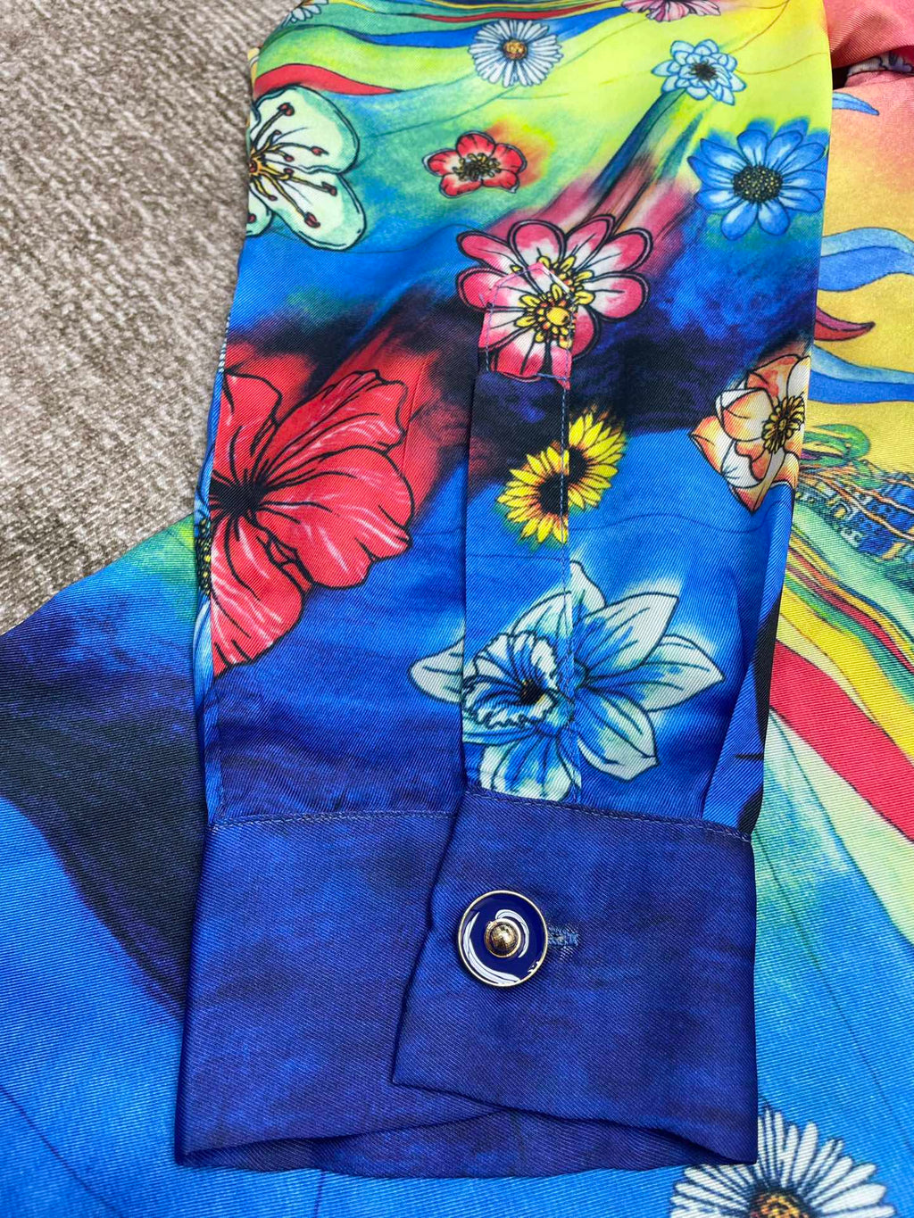 Men's CASABLANCA Long Sleeved Silk Shirt #3464