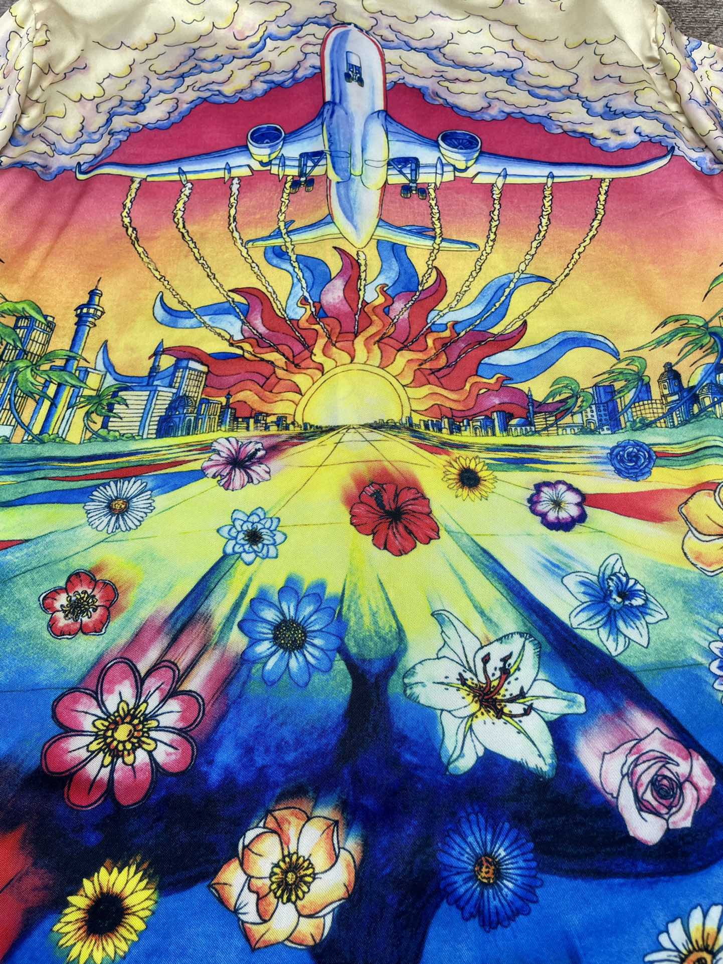 Men's CASABLANCA Long Sleeved Silk Shirt #3464