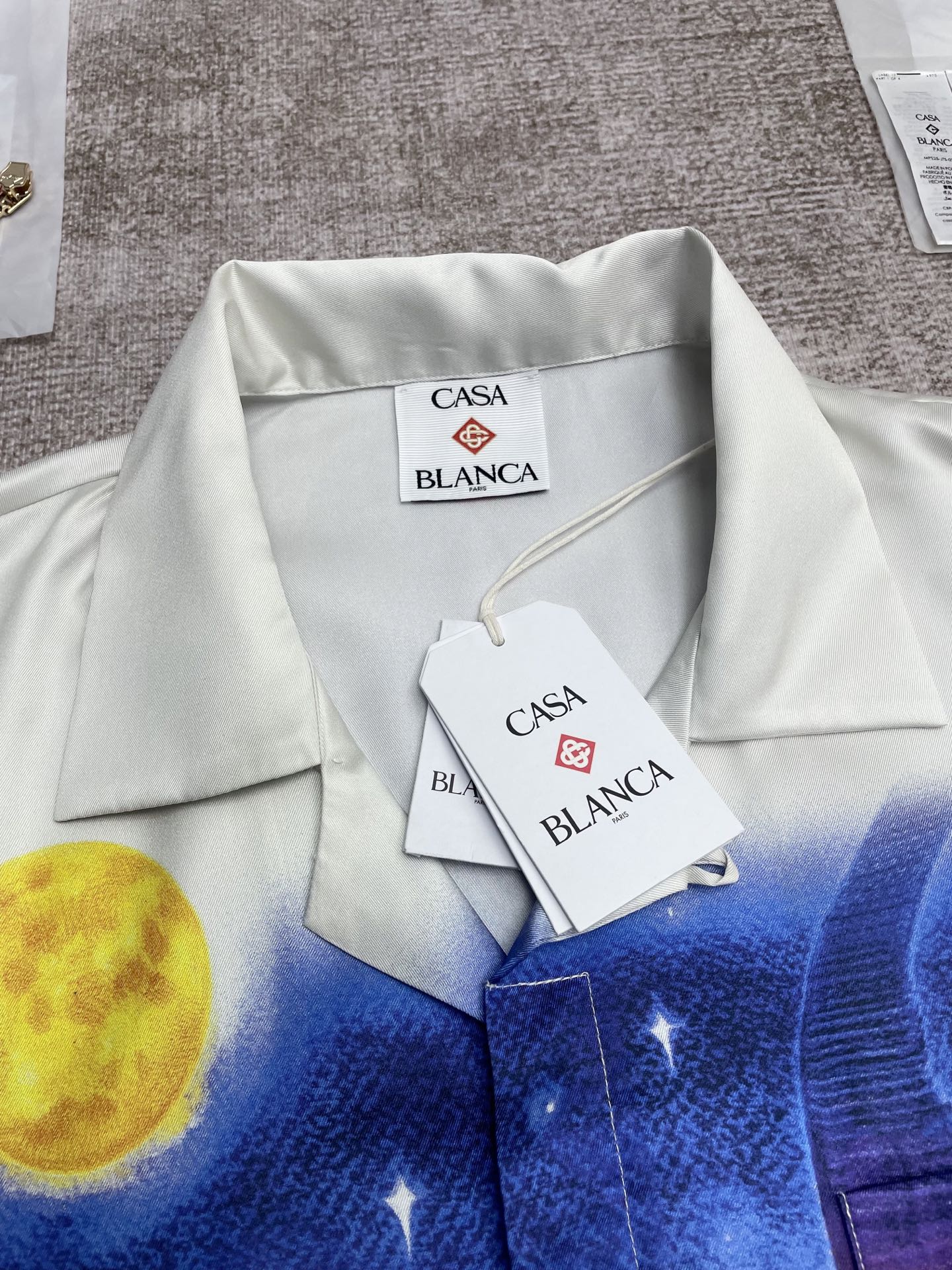 Men's CASABLANCA Long Sleeved Silk Shirt #3530