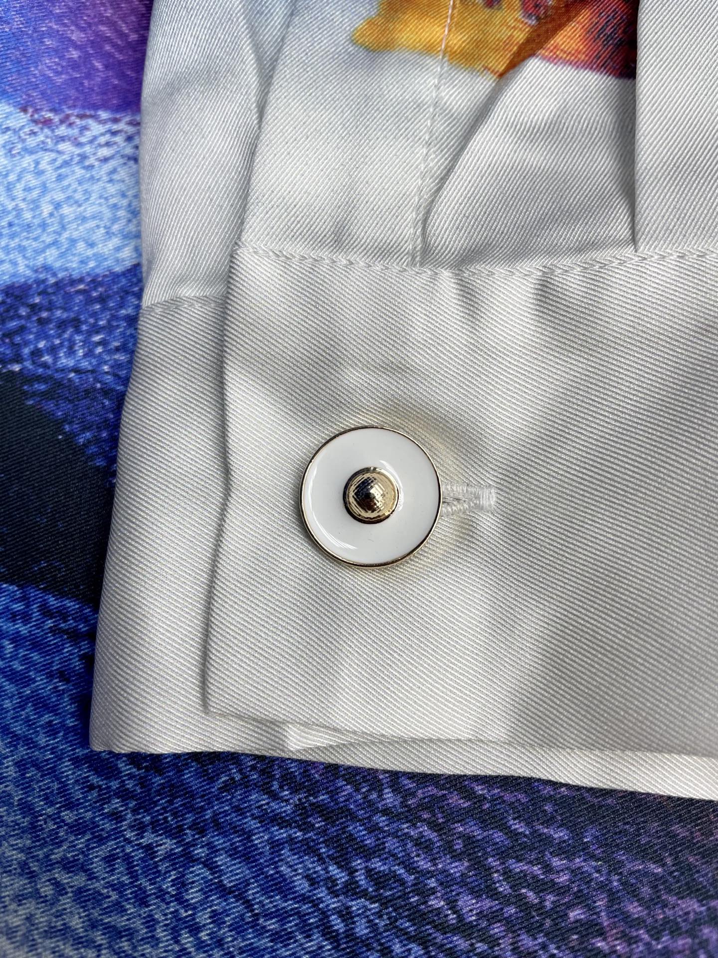 Men's CASABLANCA Long Sleeved Silk Shirt #3530