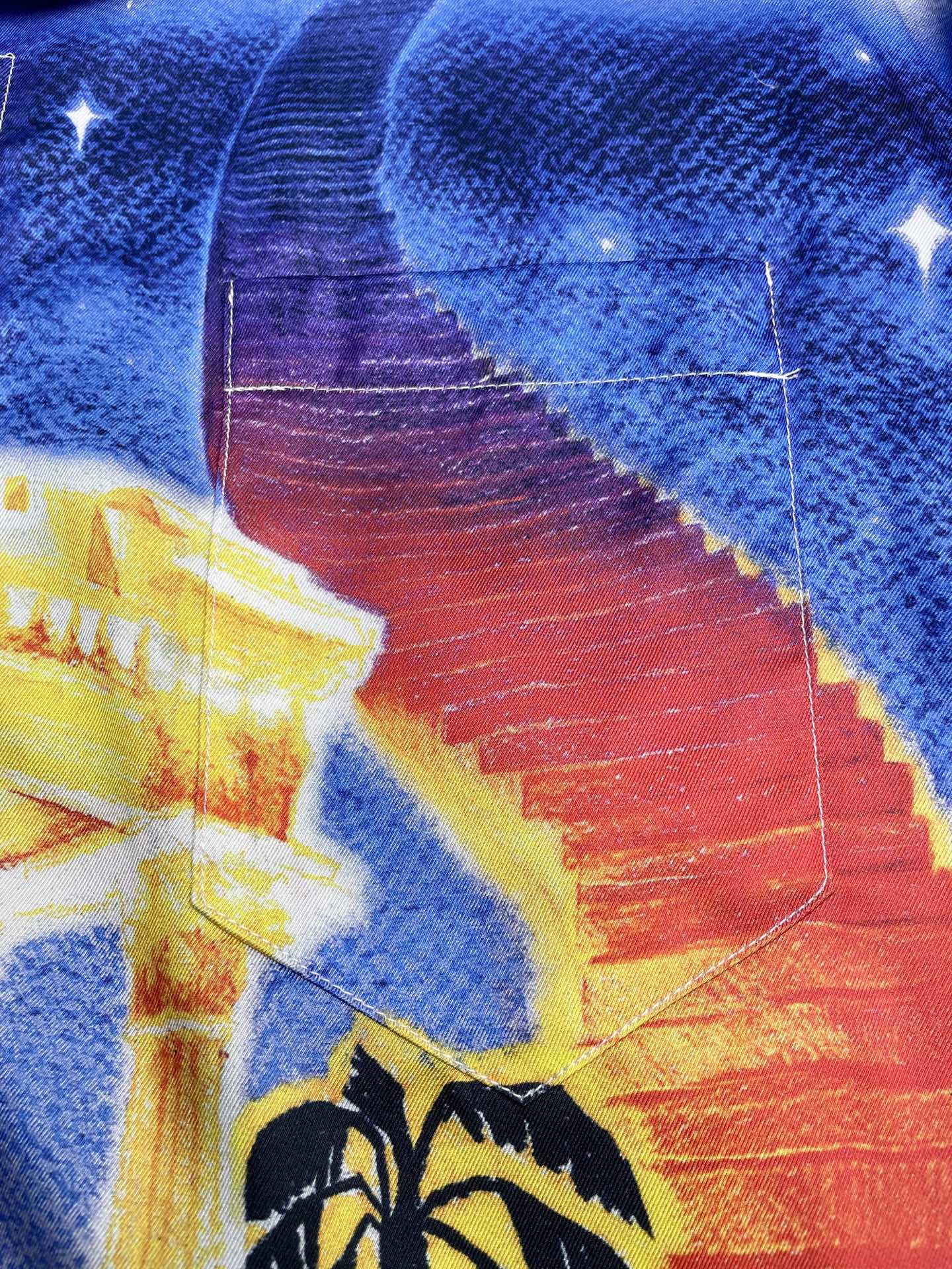 Men's CASABLANCA Long Sleeved Silk Shirt #3530