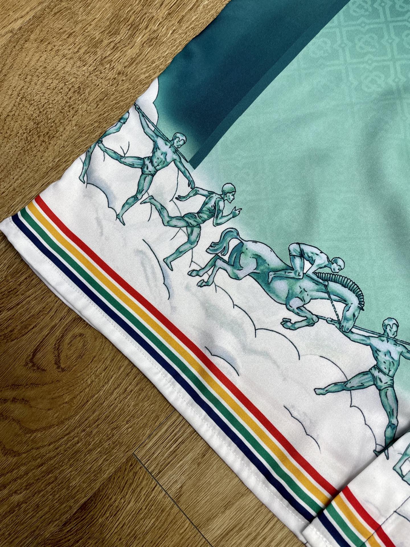 Men's CASABLANCA Long Sleeved Silk Shirt #3523