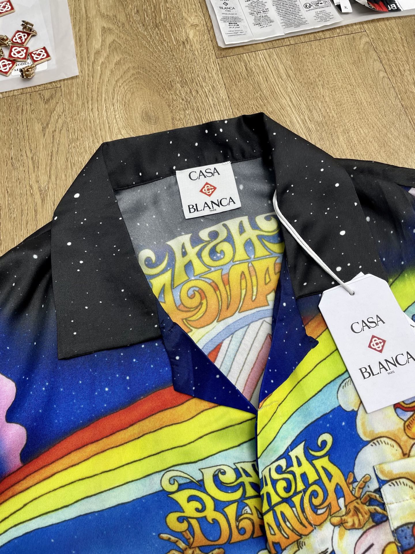 Men's CASABLANCA Long Sleeved Silk Shirt #3550