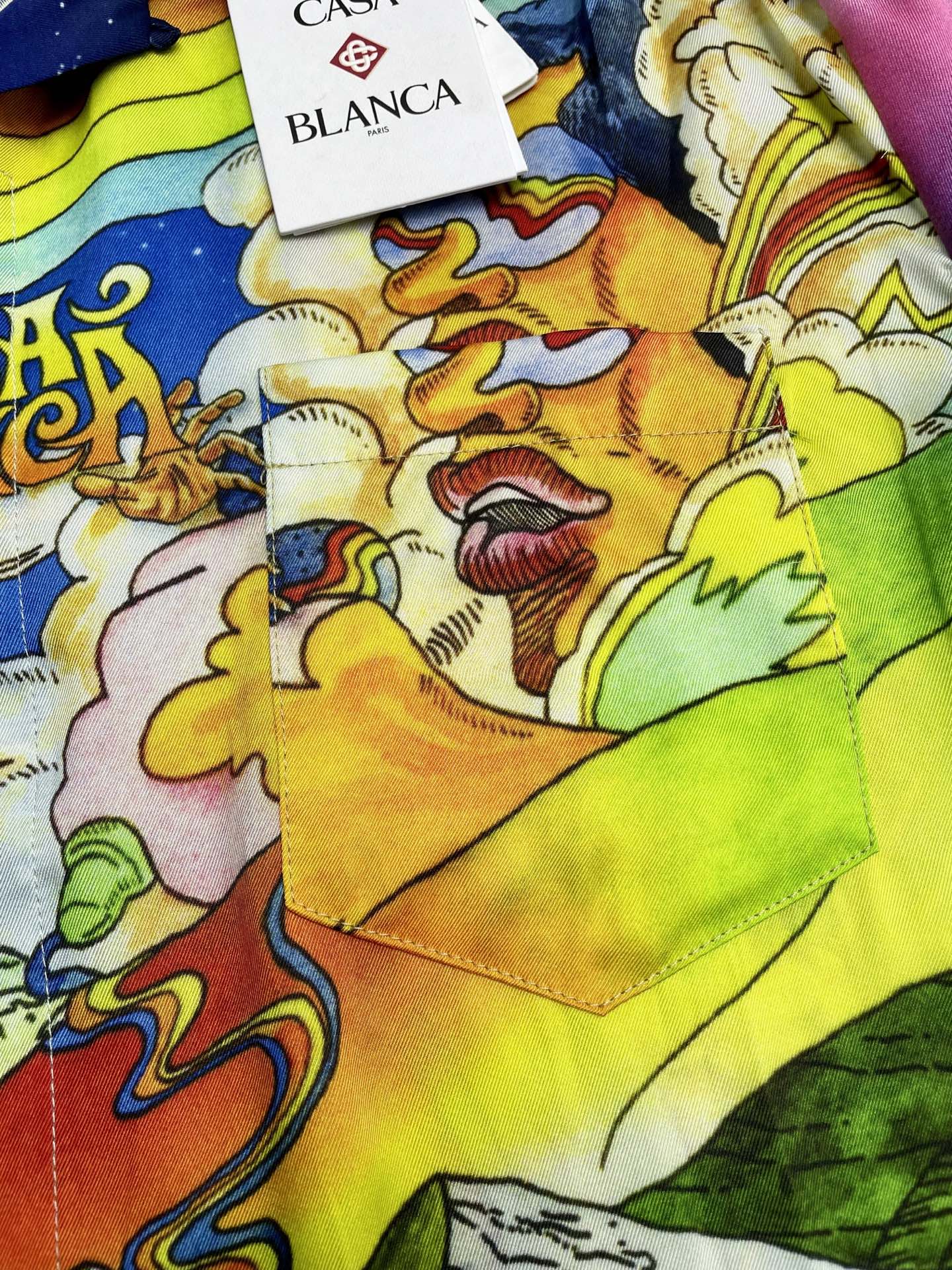 Men's CASABLANCA Long Sleeved Silk Shirt #3550