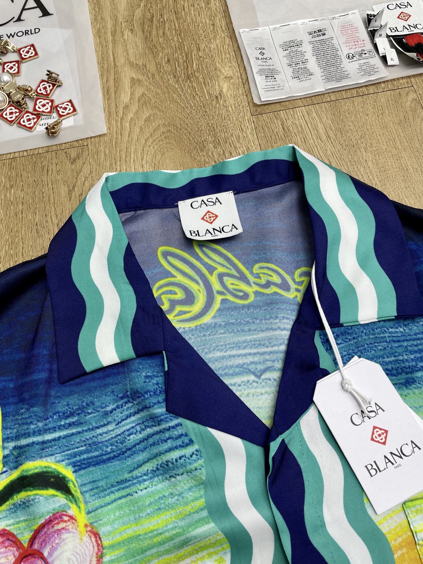 Men's CASABLANCA Long Sleeved Silk Shirt #3547