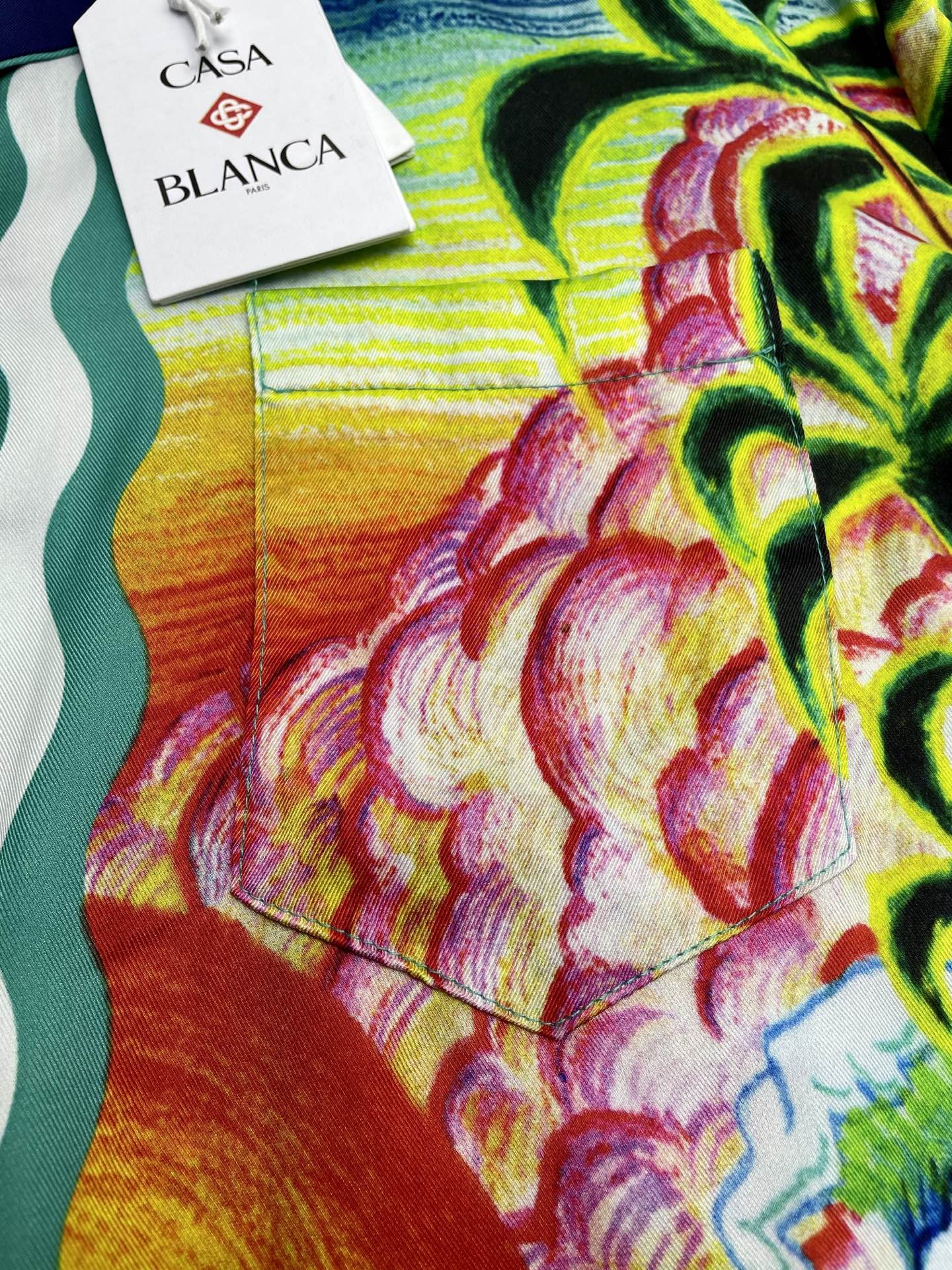 Men's CASABLANCA Long Sleeved Silk Shirt #3547