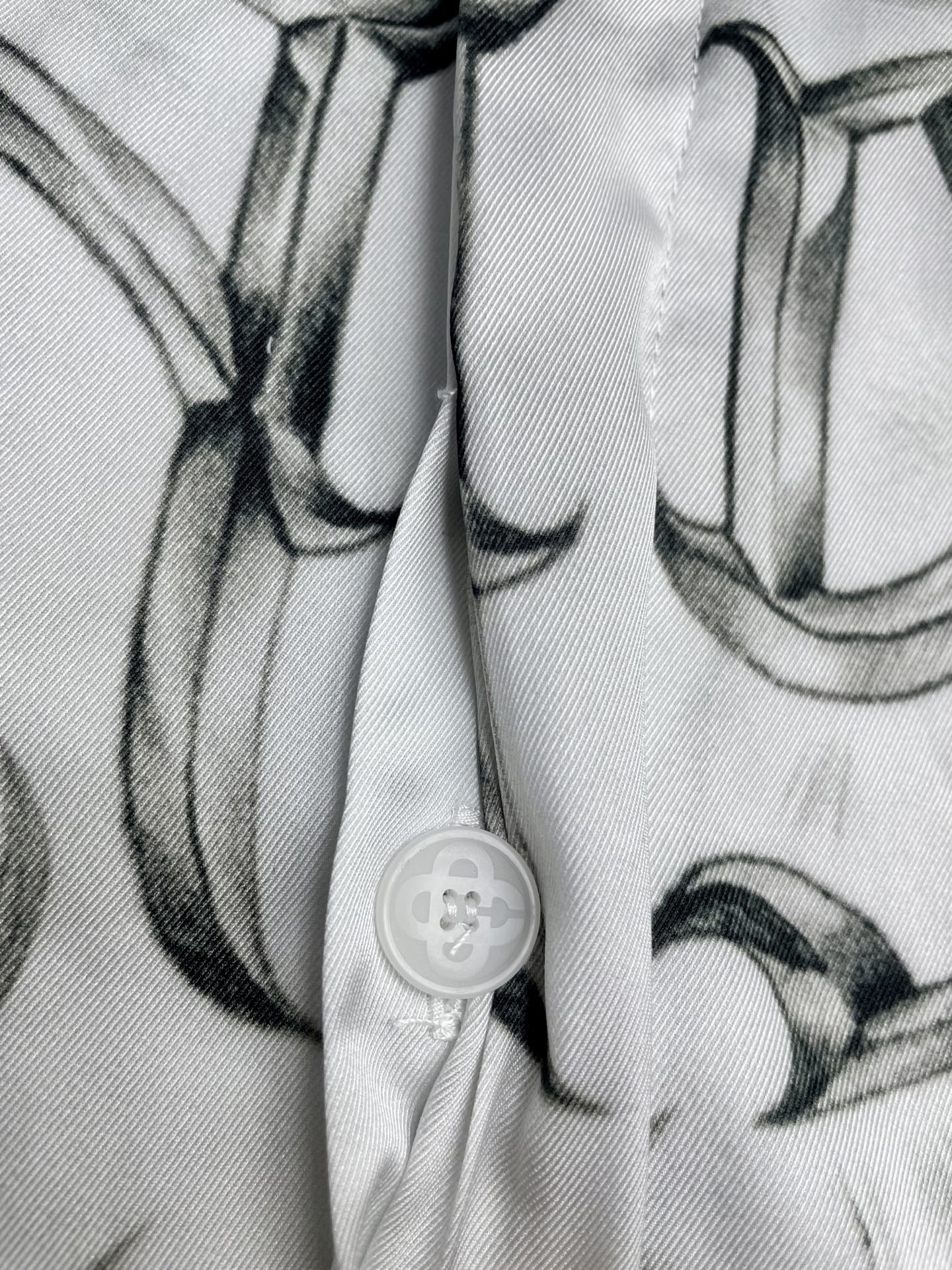 Men's CASABLANCA Long Sleeved Silk Shirt #3549