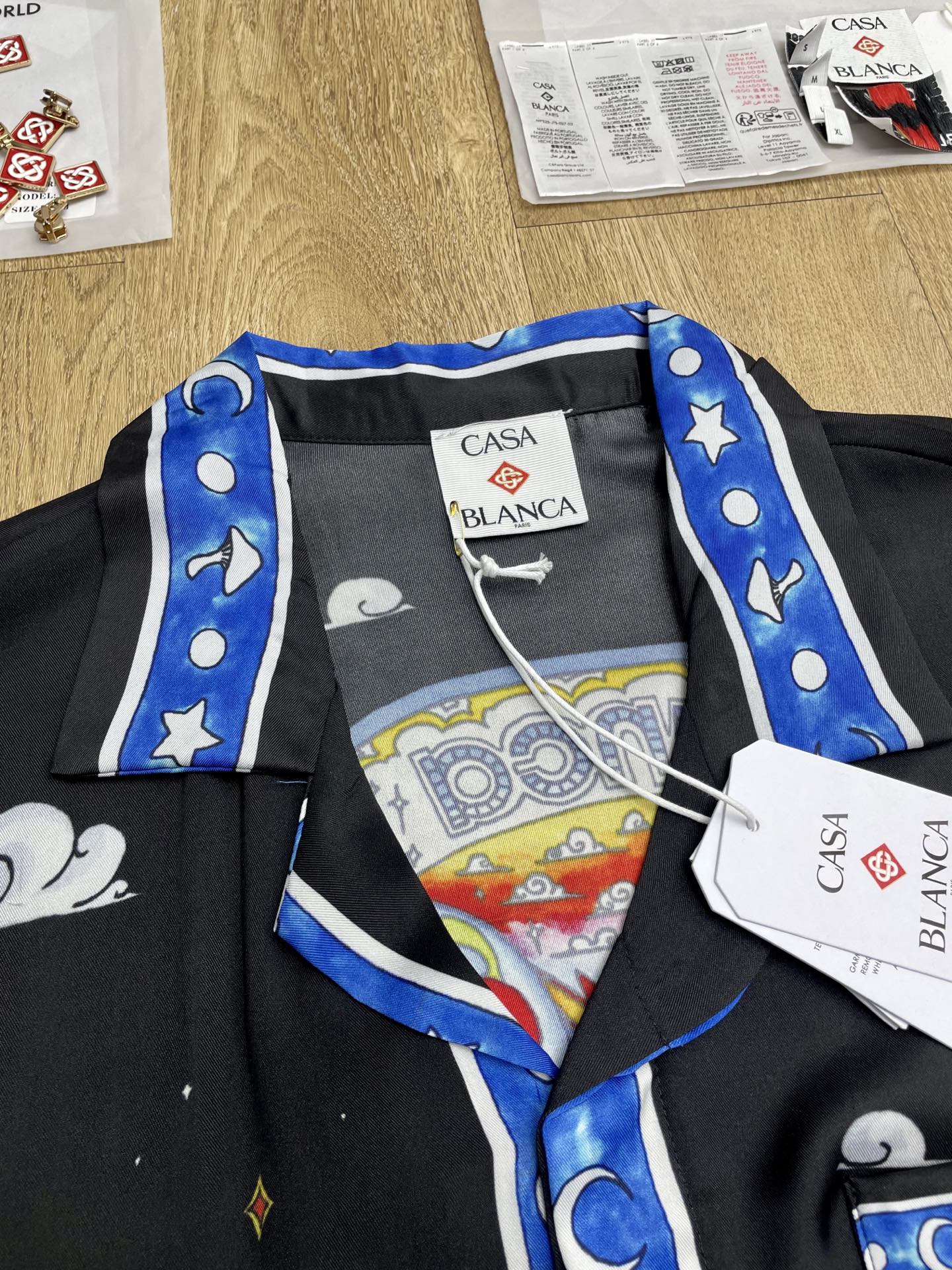 Men's CASABLANCA Long Sleeved Silk Shirt #3546