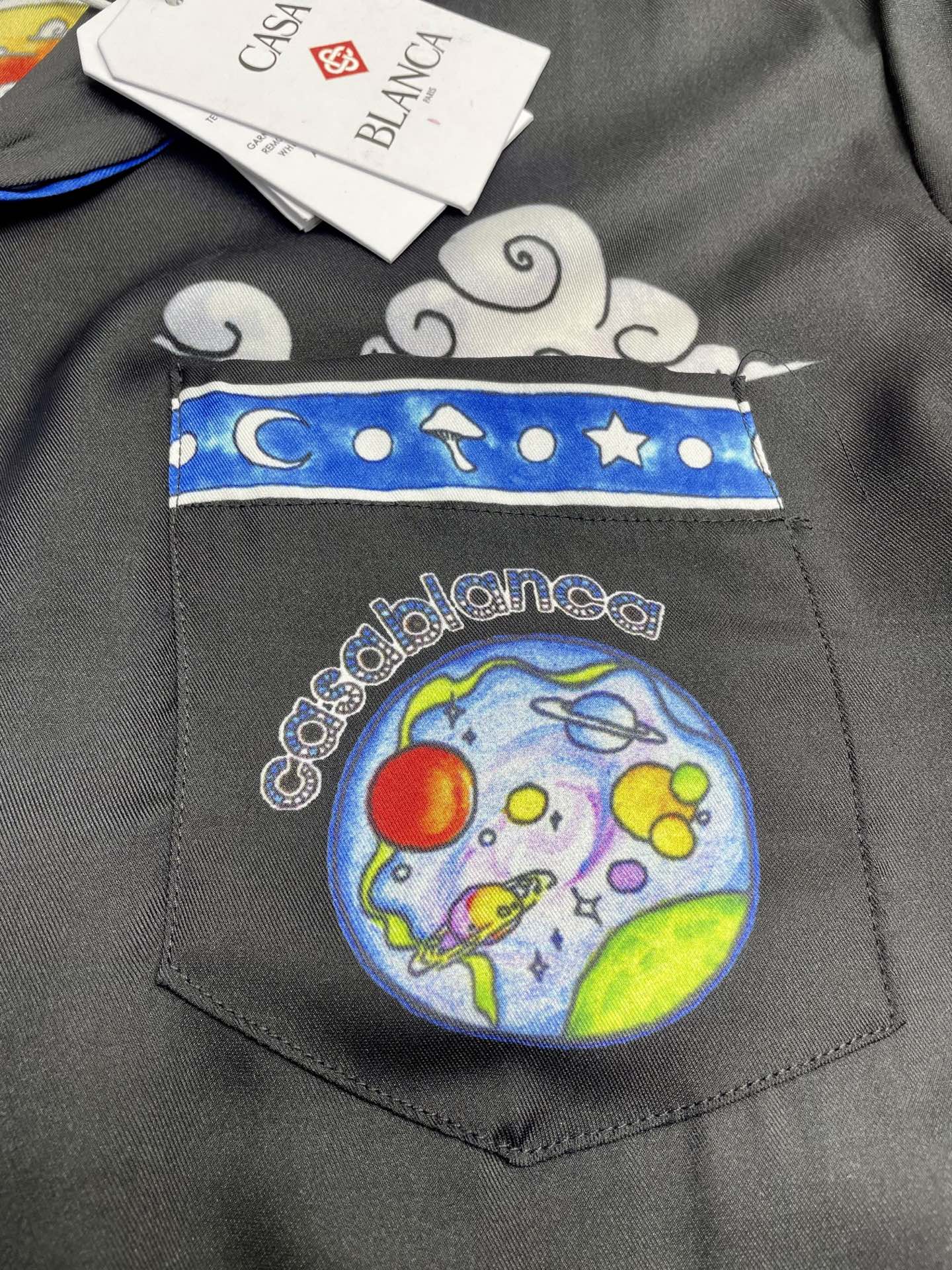 Men's CASABLANCA Long Sleeved Silk Shirt #3546