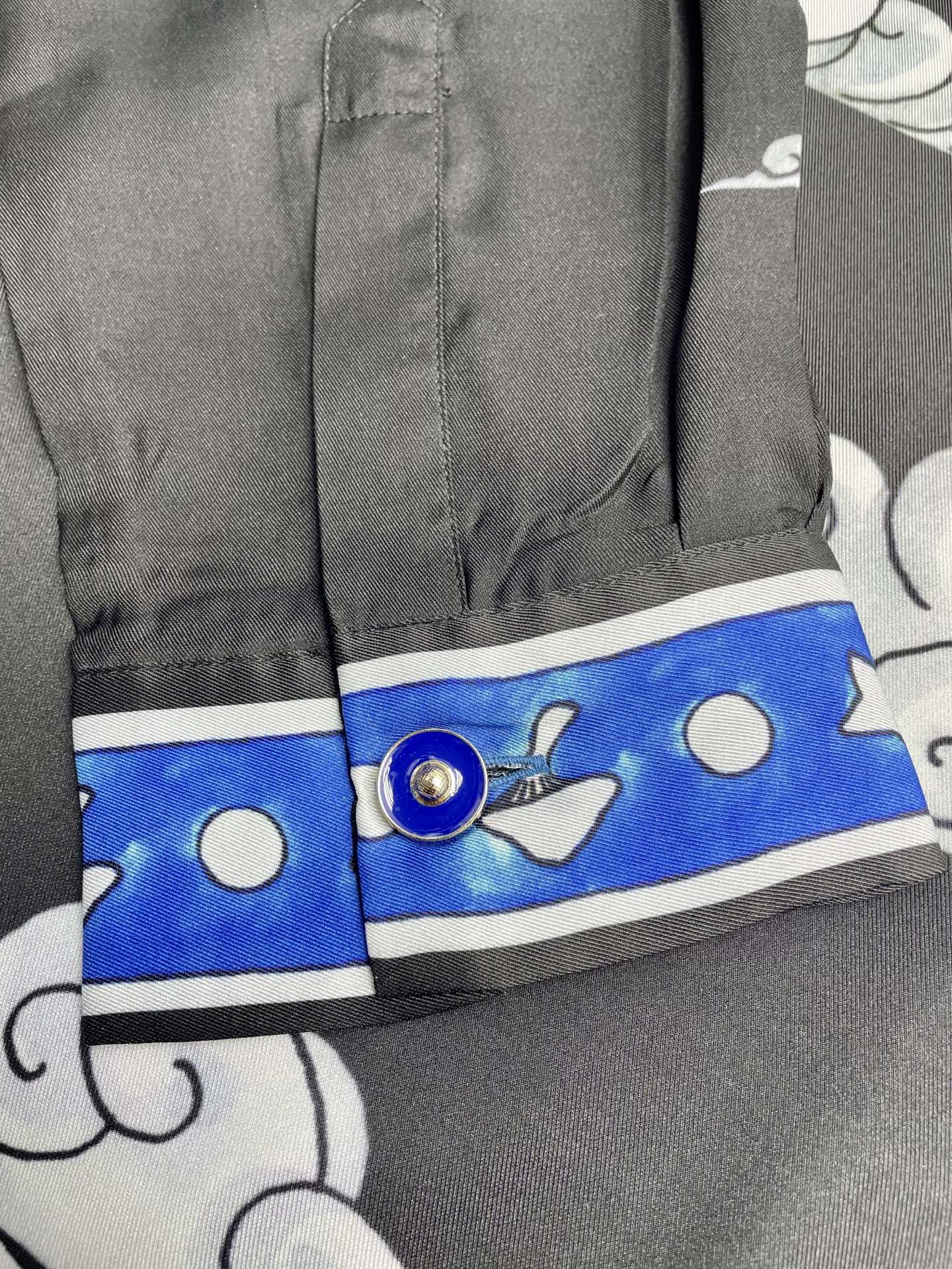 Men's CASABLANCA Long Sleeved Silk Shirt #3546