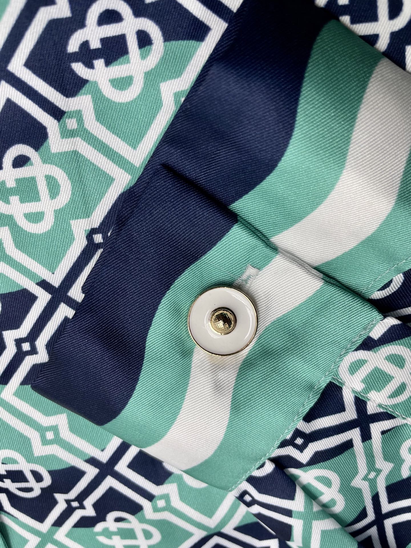 Men's CASABLANCA Long Sleeved Silk Shirt #3563