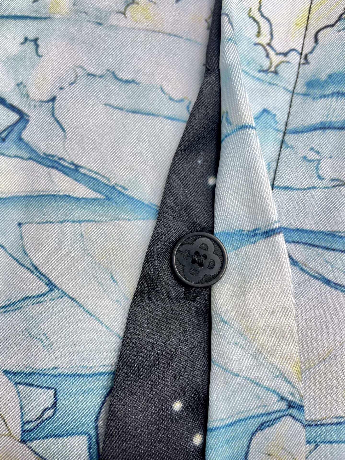 Men's CASABLANCA Long Sleeved Silk Shirt #3569