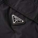 PRADA Minimalist Short-Sleeve Shirt with Double Pockets