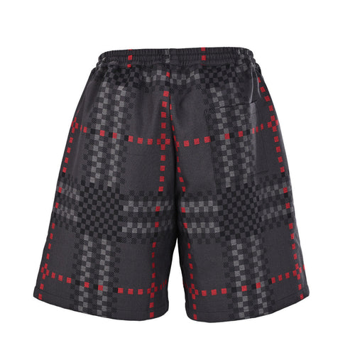 Burberry Pixel Check Wool-Blend Harrington Shorts