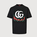 Gucci 2026 Interlocking GG Web Stripe T-Shirt — Ivory | Made in Italy