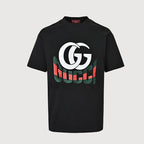 Gucci 2026 Interlocking GG Web Stripe T-Shirt — Ivory | Made in Italy